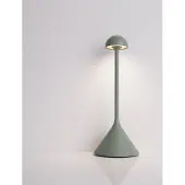 Nova Luce Tafellamp Dalt olijfgroen oplaadbaar met USB