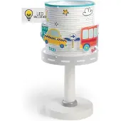 DALBER Tafellampje Baby Travel grijs glow in the dark
