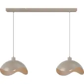 Masterlight Kantoor hanglamp Volta 2x Ø40cm - zand