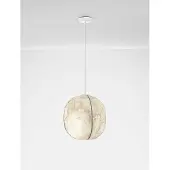 Nova Luce Witte hanglamp Pierida Ø 42cm