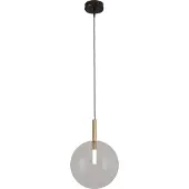 Masterlight Hanglamp Ø 24cm Lido Ball goud met helder glas