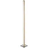 HerzBlut Houten vloerlamp Leonora 161 cm - oak nature