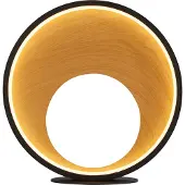 Searchlight Design Tafellamp Curio Zwart Met Hout