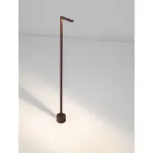 Lyora Strakke tuinlamp Pipe roestbruin 94,5cm