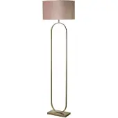 Searchlight Vloerlamp Modish brons met roze kap