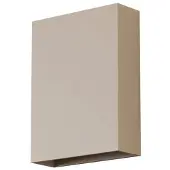 Artdelight Wandlamp Memphis H 16 cm champagne