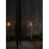 Nordlux Tuinpadverlichting Sidara 95 Seaside, antraciet, aluminium, IP44, E27 Sidara, dimbaar, alu / grijs / zink, Aluminium, Modern