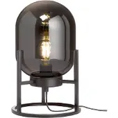 FISCHER&HONSEL GMBH Tafellamp Regi zwart met smoke glas