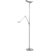 Highlight Vloerlamp Sapporo Nikkel met leeslamp