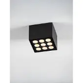Lyora Plafondlamp Jax vierkant 11cm antraciet