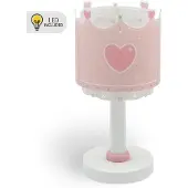 DALBER Kinderkamer Tafellamp Little Queen Roze Glow In The Dark