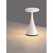 Nova Luce Tafellamp Elbo wit oplaadbaar met USB