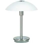 Highlight Klassieke tafellamp Touch nikkel Ø 20cm