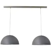 Masterlight Betongrijze Eettafellamp Concepto 2x35