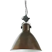 Masterlight Landelijke Industrie Hanglamp Industria 58 Block Koperbruin Met Zwart