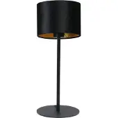 Masterlight Zwarte Tafellamp Venus Met Zwarte Lampenkap
