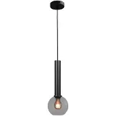 Masterlight Hanglamp Ø 15cm Bella 2 Zwart met smoke glas
