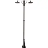 Franssen Led tuinlamp City Highlight led - 2-lichts - 300cm grafiet grijs