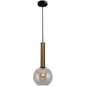 Masterlight Hanglamp Ø 20cm Bella 2 Antiek messing met goud glas