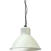 Masterlight Retro industrie hanglamp Industria 44 wit met zwart