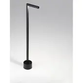 Lyora Strakke tuinlamp Pipe zwart 64,5cm