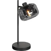 Mexlite Zwarte 1-Lichts Tafellamp Tenebris 4212ZW – Stijlvol en Sfeervol Design