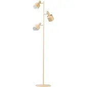 Eth Design vloerlamp Sledge 3-lichts zand bruin
