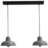 Masterlight Eetkamerlamp Di panna Industria 2x26 Retro