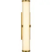 Searchlight Gouden wandlamp Clamp 33cm