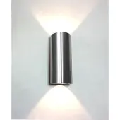 Artdelight Wandlamp Brody 2 lichts H 18 cm aluminium
