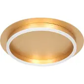 Steinhauer Plafonnieres Ringlux 3655GO gouden plafondlamp Ø32cm met geïntegreerde LED verlichting van
