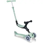 Globber GO-UP FOLDABLE PLUS ECO – 3-in-1 driewieler, loopfiets en scooter, 120/80 mm, driewieler, verstelbare hoogte, pistaciegroen