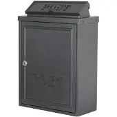 Ks Verlichting Antraciete Brievenbus Postbox B6