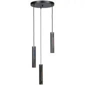 Masterlight Hanglamp Run 3-lichts zwart gunmetal