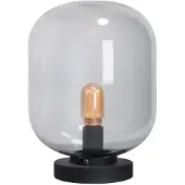 Eth Benn Mini tafellamp 1x E27 zwart / gun metal glas variant 2