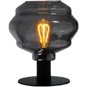 Masterlight Tafellamp Porto met Ball smoke glas Ø 24cm