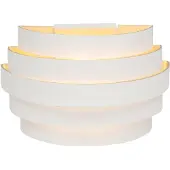 Highlight Wandlamp Scudo B 20 cm wit goud