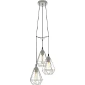 Eglo Grijze hanglamp Tarbes 3-lichts