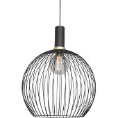 Steinhauer Draadlamp Aureole 42cm Zwart Met Goud