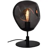 Masterlight Tafellamp Lava Ø 24cm Smoke Glas