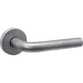 Intersteel deurkruk Luzern op rozet verdekt ø53x10mm - PVD RVS getrommeld