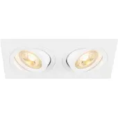 SLV Witte inbouwspot New Tria 155 rechthoekig