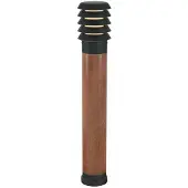 Franssen Landelijke terraslamp Selhalm 85cm zwart met hout