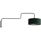 Steinhauer Wandlamp Bloeba, zwart, Woon-/ Eetkamer, metaal, Modern, wandlamp