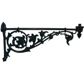 Ks Verlichting Grote nostalgische wandsteun Middelburg zwart