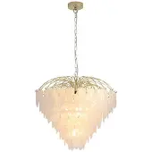 Searchlight Hanglamp Feather 10-lichts goud
