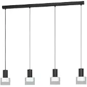 Eglo Eetkamer hanglamp Molineros zwart - led