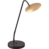Masterlight Flex tafellamp Scala zwart met goud