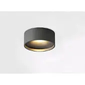 Artdelight Badkamer plafondlamp Oran Ø 12cm - Gun metal