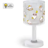 DALBER Kinder Tafellampje Kawaii Friends Grijs Glow In The Dark